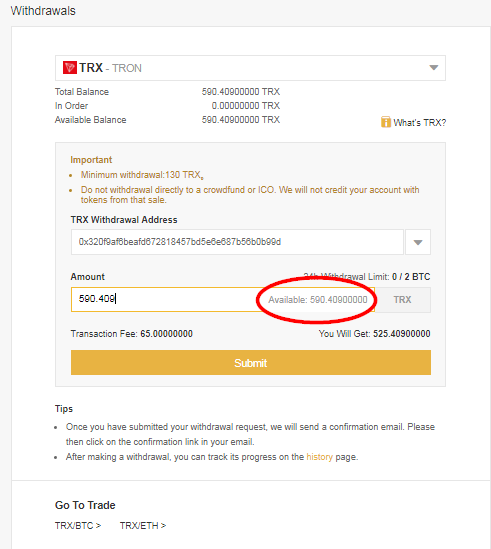 how to get your binance wallet address