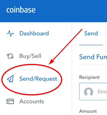 Coinbase Send Request